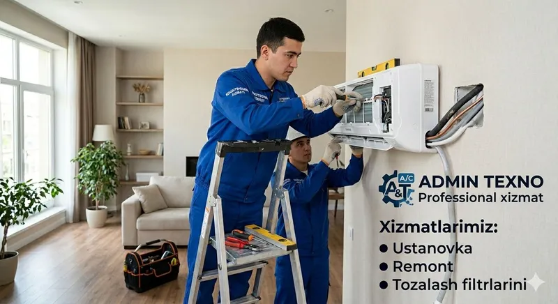 Proffesional Konditsioner Ustanovka xizmatlar