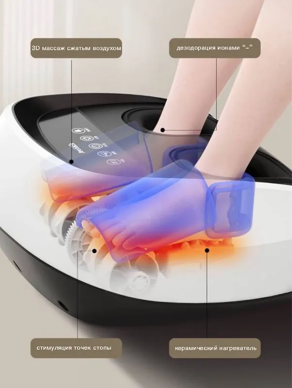 Электрический массажер для ног Xiaomi JeeBack Foot X3 с подогревом — фото 2