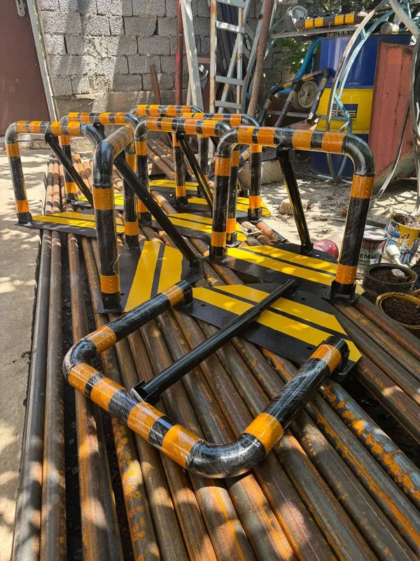 Parking parkovka парковка боковые барьеры 1