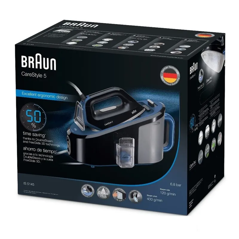 Парогенератор Braun CareStyle IS5145, 2400 Вт 4 Парогенератор Braun CareStyle IS5145, 2400 Вт 4