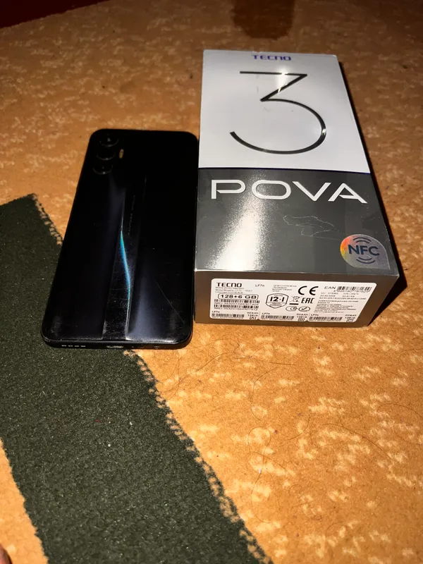TECNO POVA3.7000mAh batary ekrn singan 6 oy iwlagn 1
