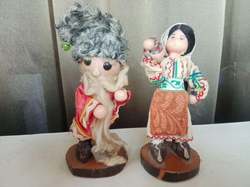 Кукла фарфор ГДР и куклы СССР гуцул и молдаванка