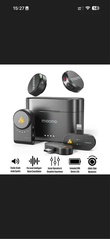 Maono Беспроводная система с 3 микрофонами WM650PA3