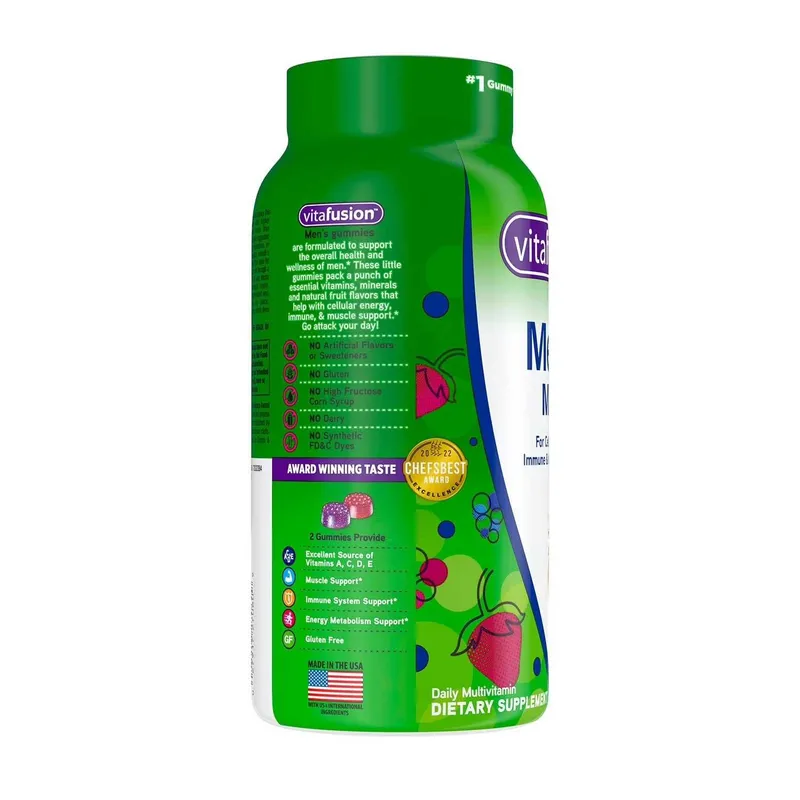 Мужские витамины Vitafusion Men's Multivitamin Gummies 220 шт Америка — фото 4