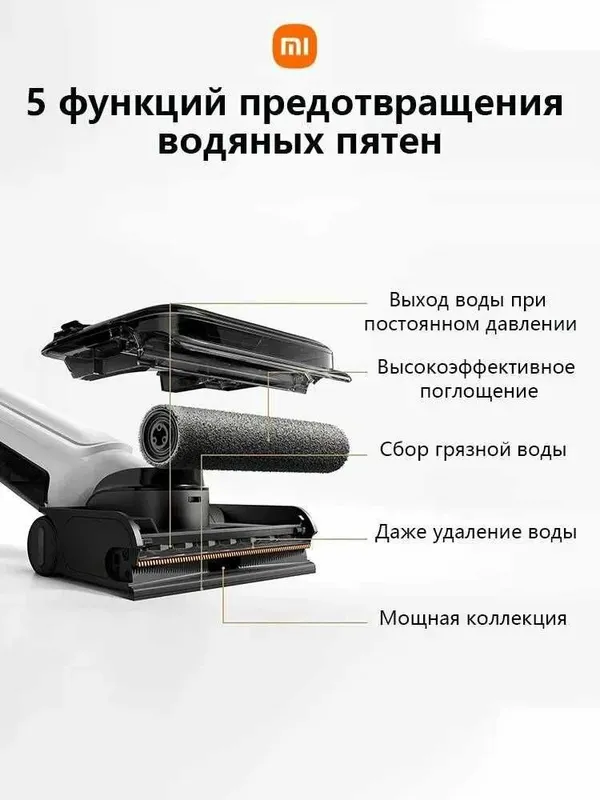 Беспроводной моющий пылесос Xiaomi Truclean W30 Pro Wet Dry Vacuum EU — фото 4