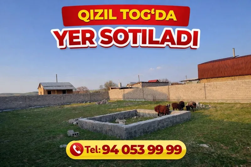 Parkent tumani Qizil tog'da dacha uchun mo'ljallangan yer sotiladi