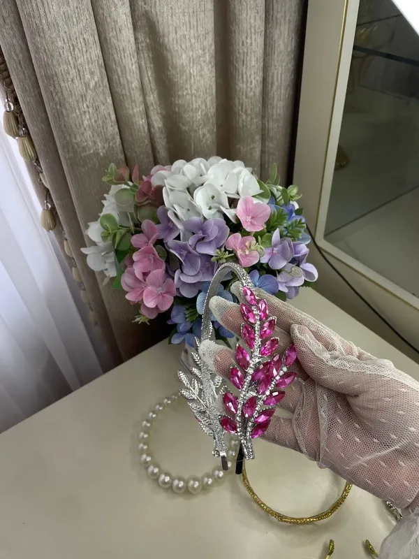 Diadema abadok va tillaqoshlar buyurtma asosida — фото 5