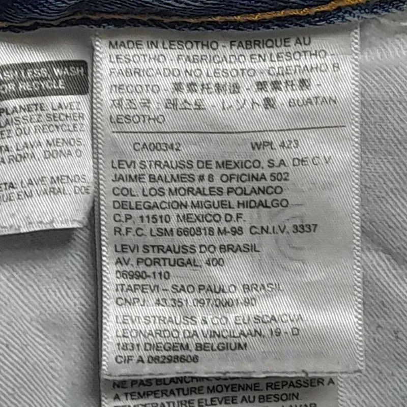 Джинсы Levis 505 / Size W30 L32 / Made in Lesotho — фото 4