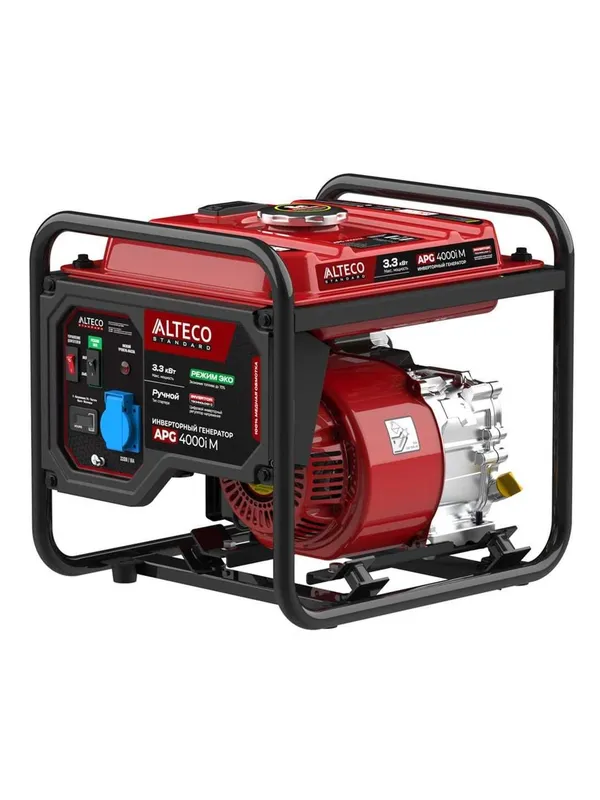 Бензиновый инверторный генератор 3.3 ква Alteco Standard APG 4000i M