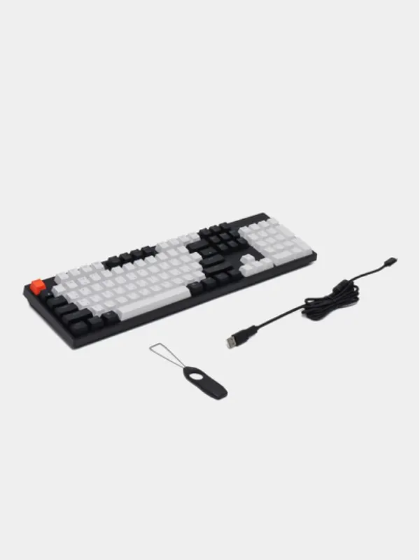 Проводная игровая клавиатура Keychron C2 104Key, Gateron G Pro, Hot-Swap, RGB, C2H — фото 5