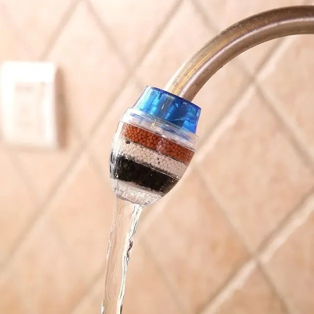 Фильтр для воды на кран пятислойный грубой очистки — фото 1