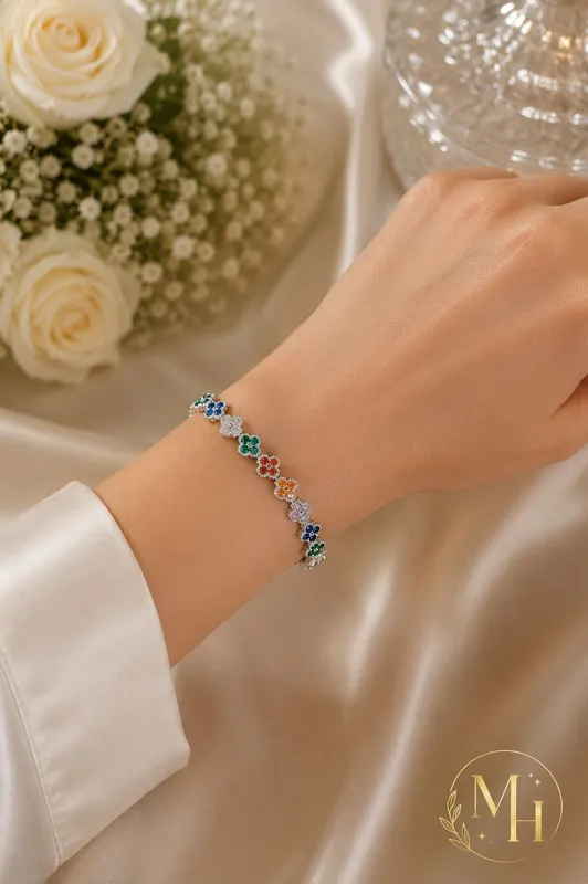 Цветной браслет Van Cleef 2
