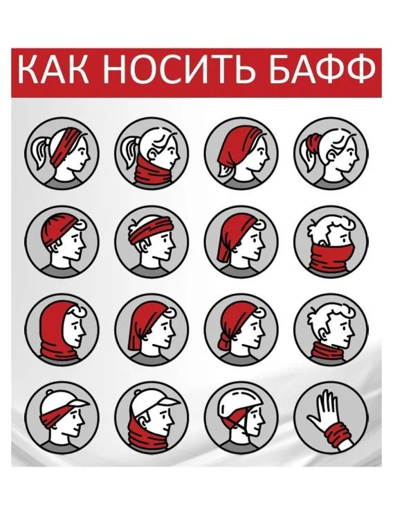 Бафф (шарф-труба универсальная) " Камуфляжный" — фото 2