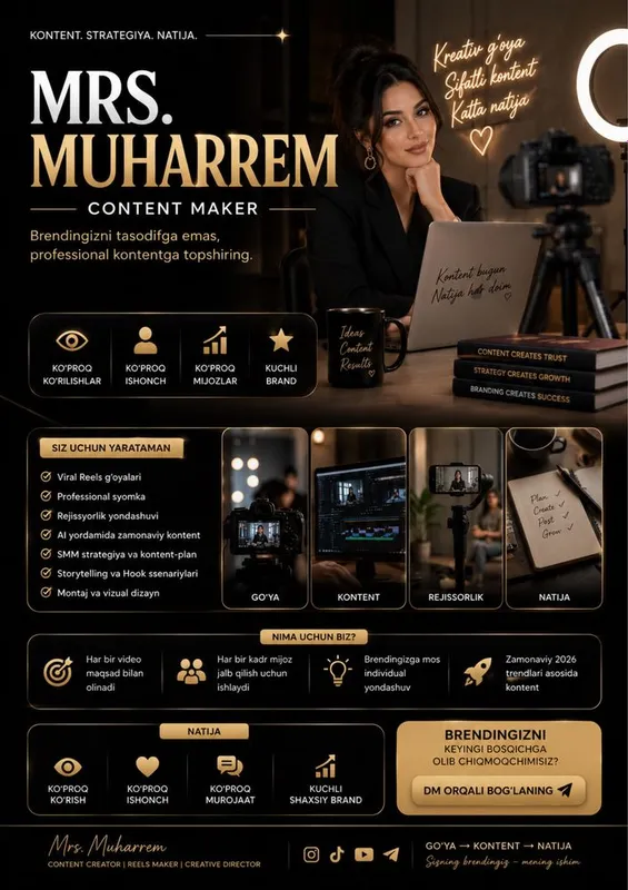 Kontent maker,SMM,Ai,