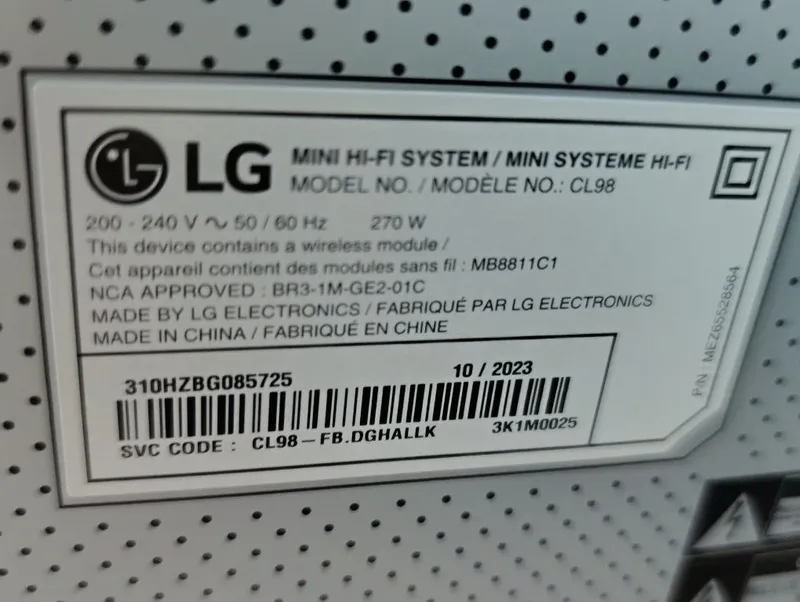 LG Xboom CL 98 3500 вт — фото 1
