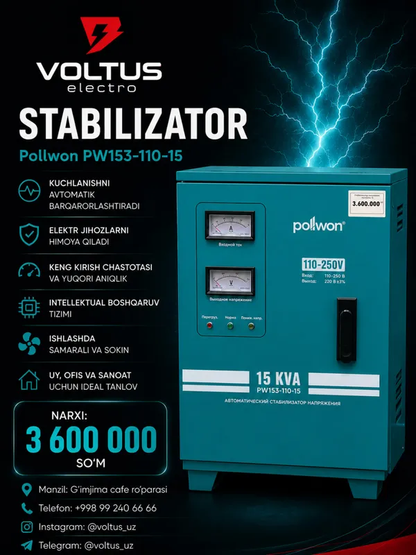 Kuchli va ishonchli stabilizator Kuchli va ishonchli stabilizator