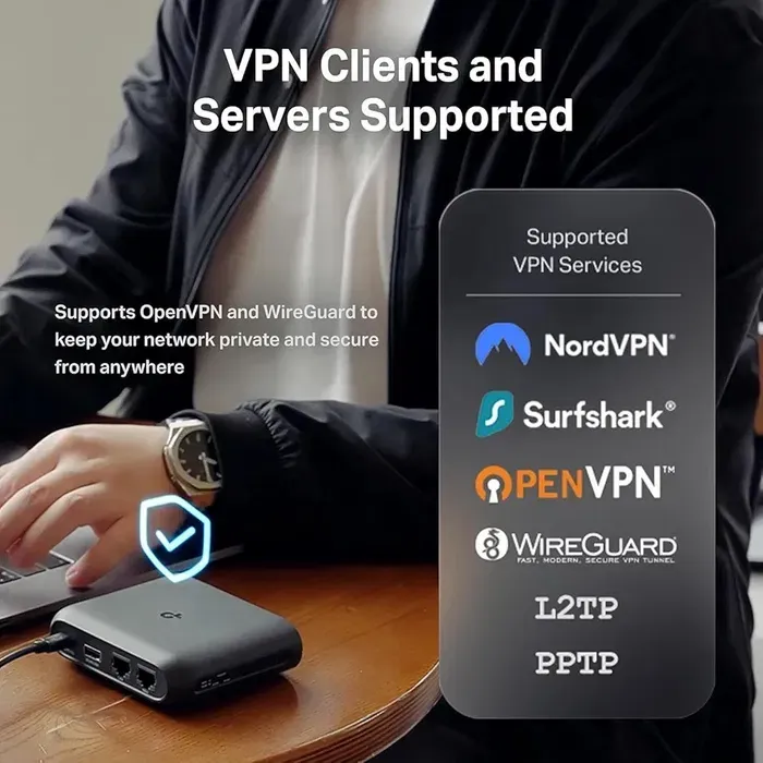 TPLink TL-WR3002X AX3000 WiFi 6 Travel VPN Router — фото 6