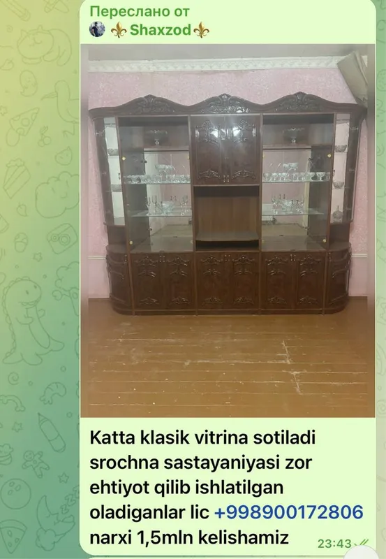Klassik vitrina