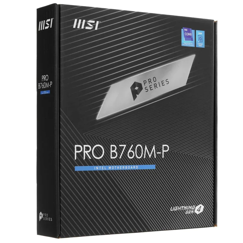 - Материнская плата MSI PRO B760M-P DDR5 3