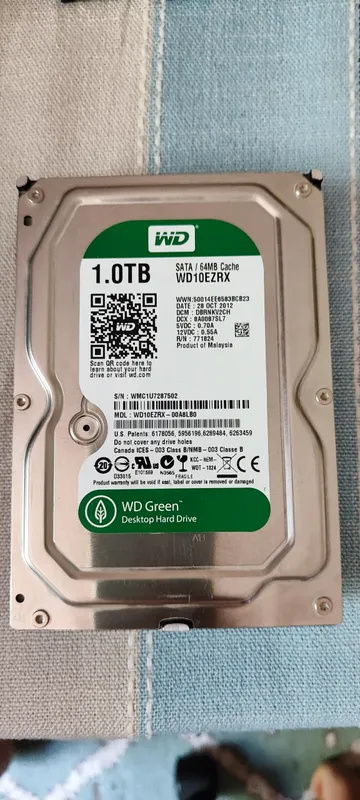 Hdd WD Green 1tb 100% 1