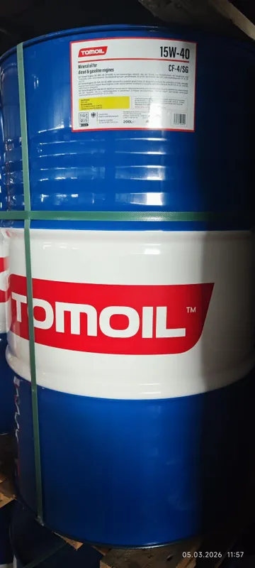 Дизельное масло Tomoil 15w40 CF-4 Дизельное масло Tomoil 15w40 CF-4