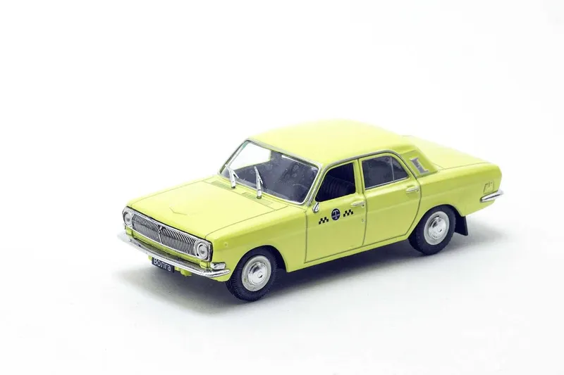 ГАЗ-24-01 Волга - Такси; игрушка в Масштабе 1:43, ДеАгостини, модель.