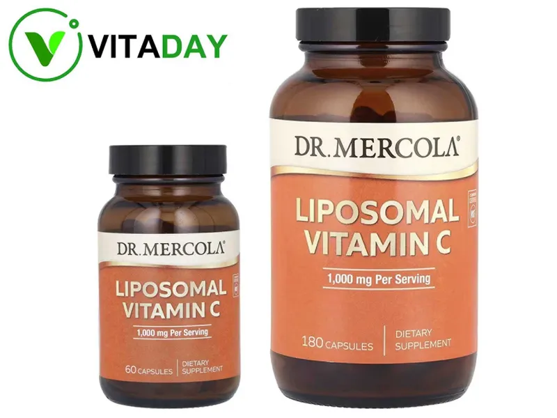 Dr. Mercola, липосомальный витамин C, 60 капсул (500 мг в 1 капсуле)