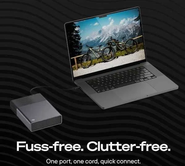 Внешний жесткий диск Seagate One Touch Hub 16 ТБ с портами USB-C 4