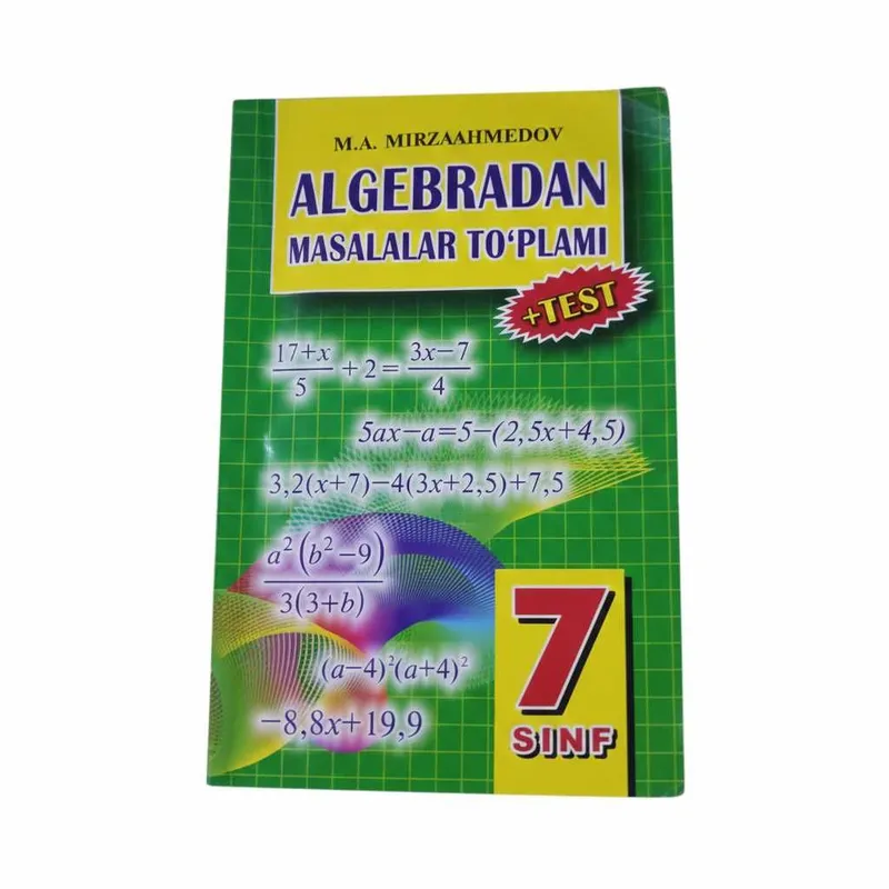 6- va 7-sinf algebradan masalalar to'plami M.Mirzaahmedov — фото 2