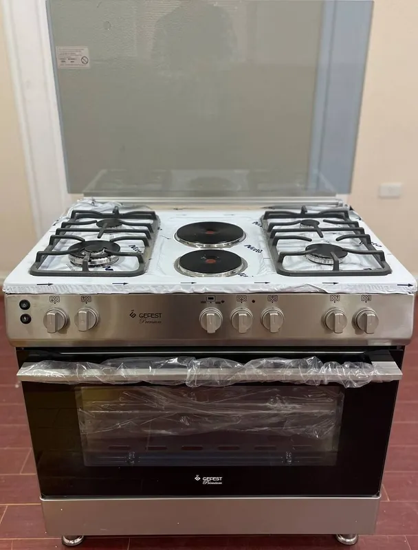 Комбинированная плита Gefest (90×60) INOX model: GF1042IX Доставка