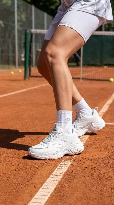 Белые кроссовки KARI SPORT / KARI SPORT oq krossovkalari