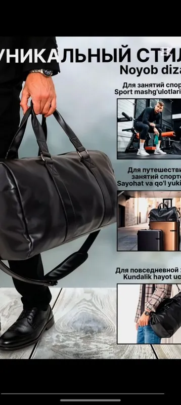 Erkaklar va ayollar uchun sayohat sumkasi