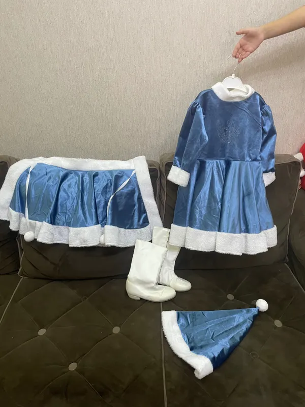 Новогодний костюм Снегурочки ( 4-6 лет)