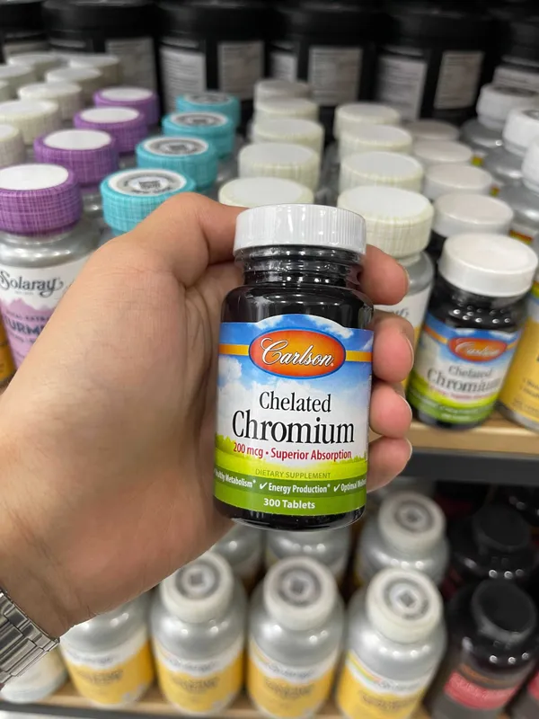 Carlson Chelated Chromium 300 ta tabletka Carlson Chelated Chromium 300 ta tabletka