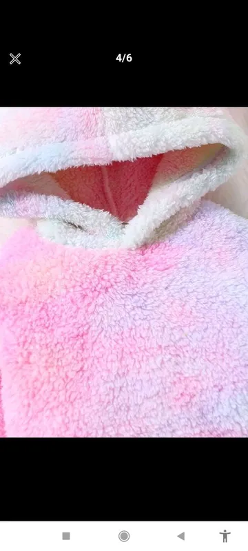 Толстовка Baby Tie Dye Teddy с капюшоном — фото 3