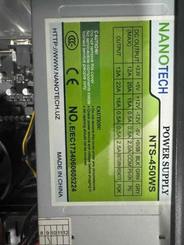 Готовая сборка AMD Ryzen5 2400G 6 Готовая сборка AMD Ryzen5 2400G 6