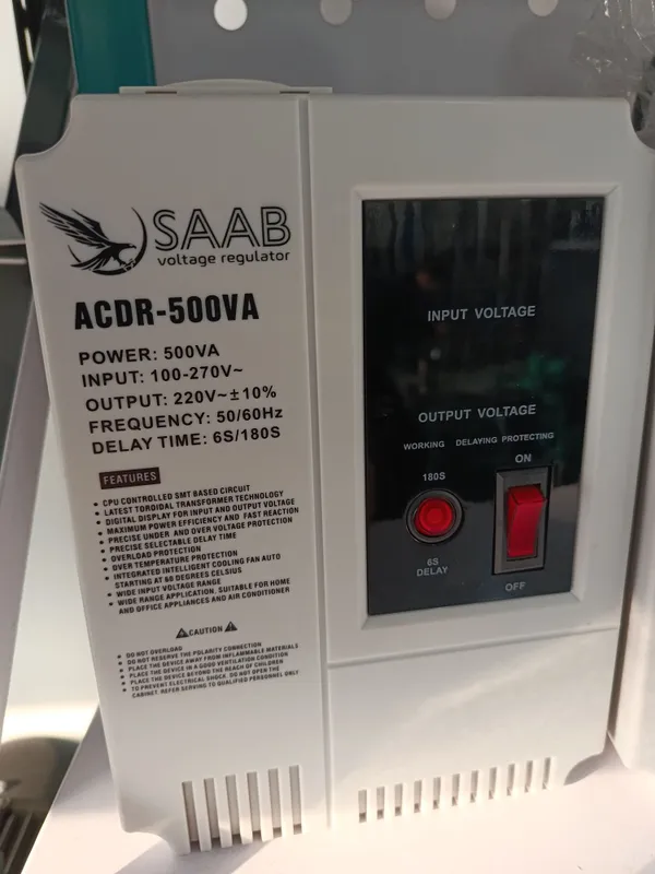 SAAB ACDR-500VA стабилизатор напряжения 500VA релейный stabilizator — фото 1