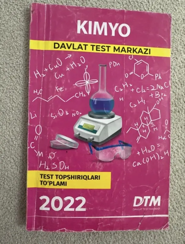 Kimyo kitob dtm 2022