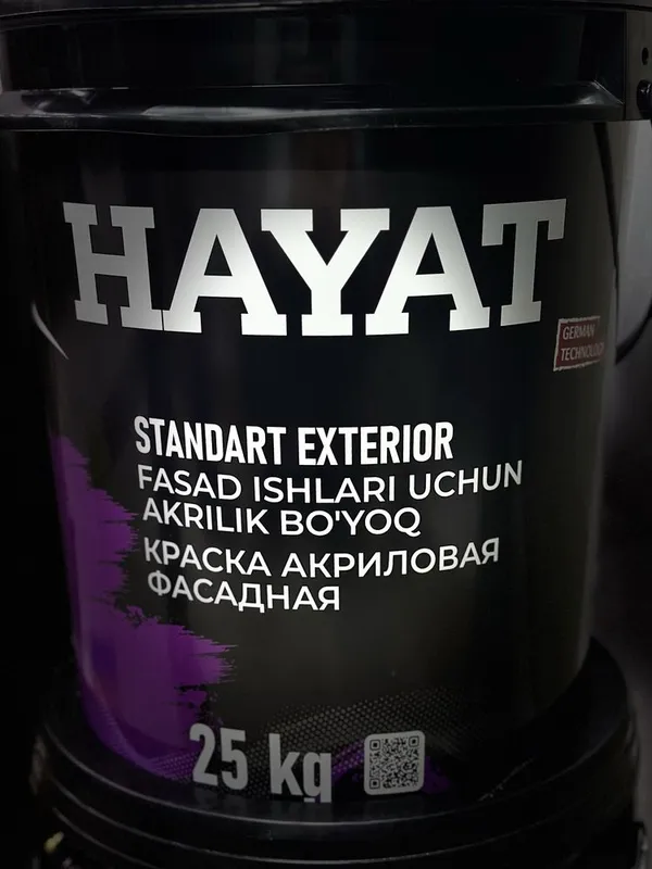 HAYAT emultsa kraska gruntovka barcha maxsulotlari mavjud 3