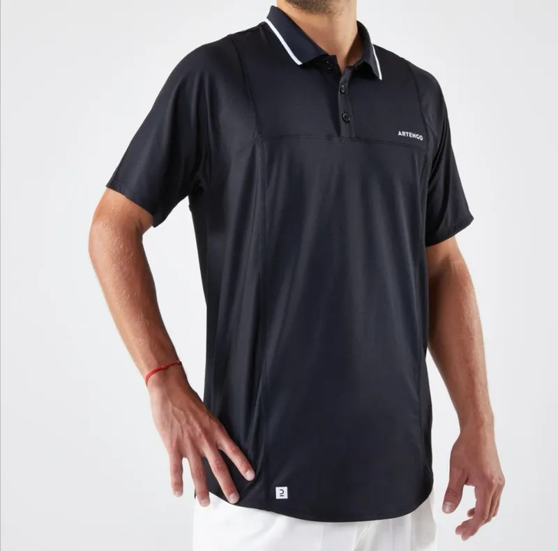Мужское теннисное поло с коротким рукавом Artengo Dry,р-р M,L,XL,2XL 2 Мужское теннисное поло с коротким рукавом Artengo Dry,р-р M,L,XL,2XL 2