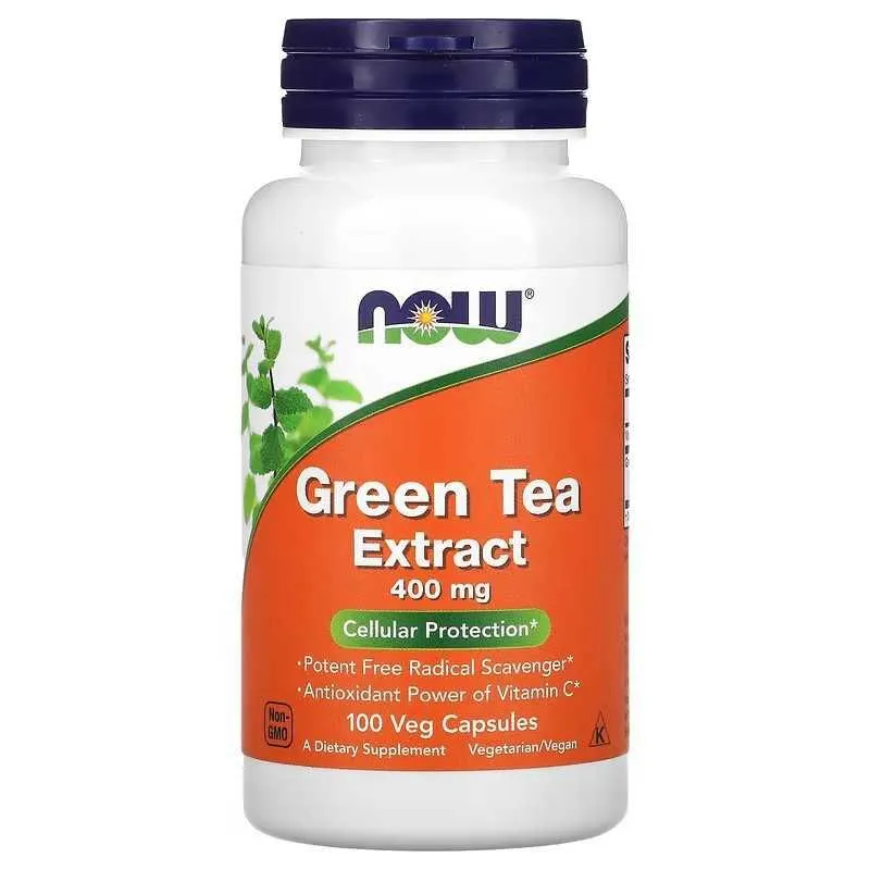 NOW Foods Green Tea Extract Экстракт зеленого чая — фото 1