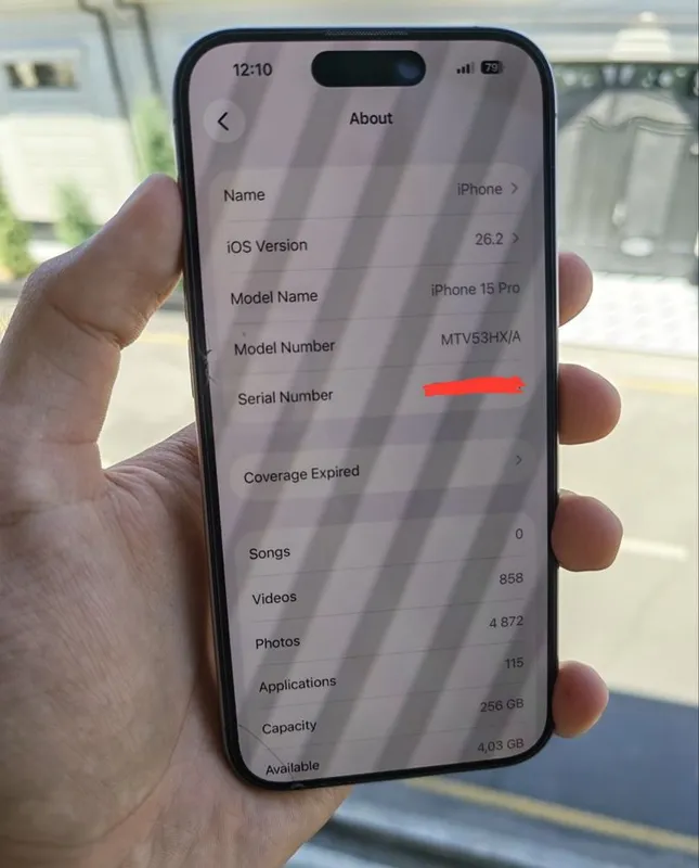Iphone 15 pro (256gb) 7