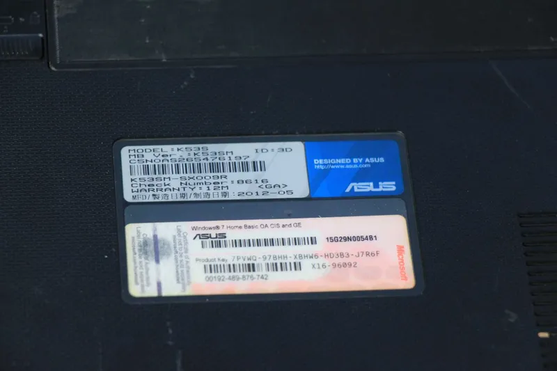 Remont yoki zapchast uchun Asus I3 2 avlod noutbook sotiladi — фото 5