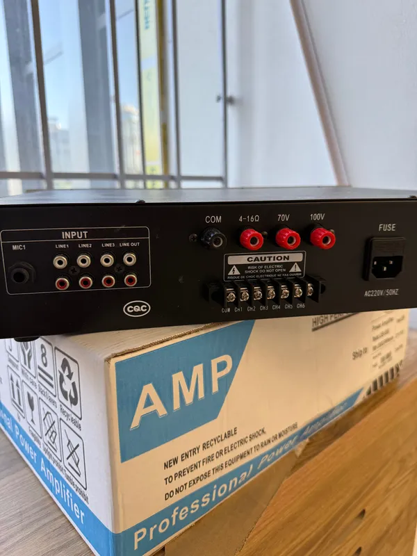 Профессиональный усилитель USB-500U / PA amplifier 500W — фото 1