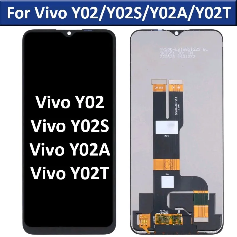 Vivo Y02 Y02s Y02A Y02t 4G 5g LCD Display 2
