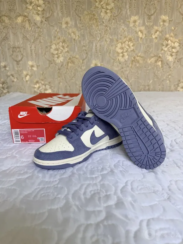 Nike Dunk Low Синие Замша Оригинал 36.5 2 Nike Dunk Low Синие Замша Оригинал 36.5 2