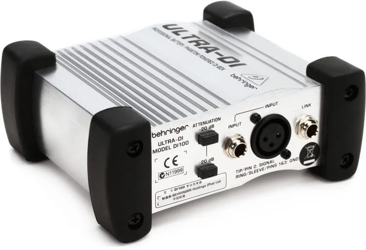 Торг! Новый Активный Behringer DI-Бокс — Ultra-DI DI100 1 Торг! Новый Активный Behringer DI-Бокс — Ultra-DI DI100 1