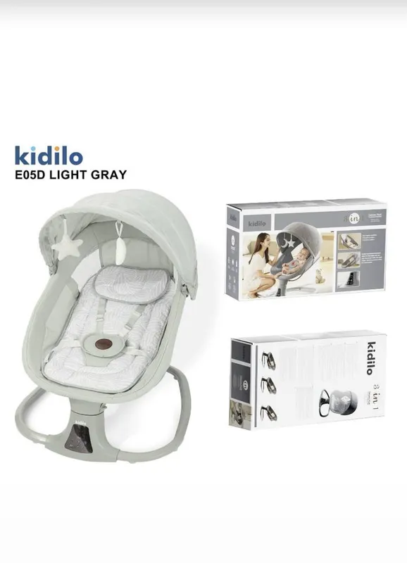 Шезлонг Kidilo grey