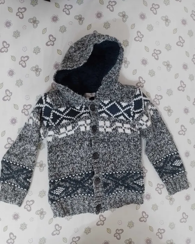 5 yoshga, bo‘yi 118 sm bo‘lgan bolalar uchun issiq Zara koftasi 1 5 yoshga, bo‘yi 118 sm bo‘lgan bolalar uchun issiq Zara koftasi 1