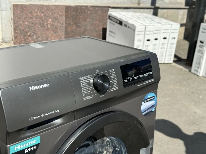 Немецская стиральная от фирмы Hisense 6кг kir moshina 6kg — фото 5 Немецская стиральная от фирмы Hisense 6кг kir moshina 6kg — фото 5